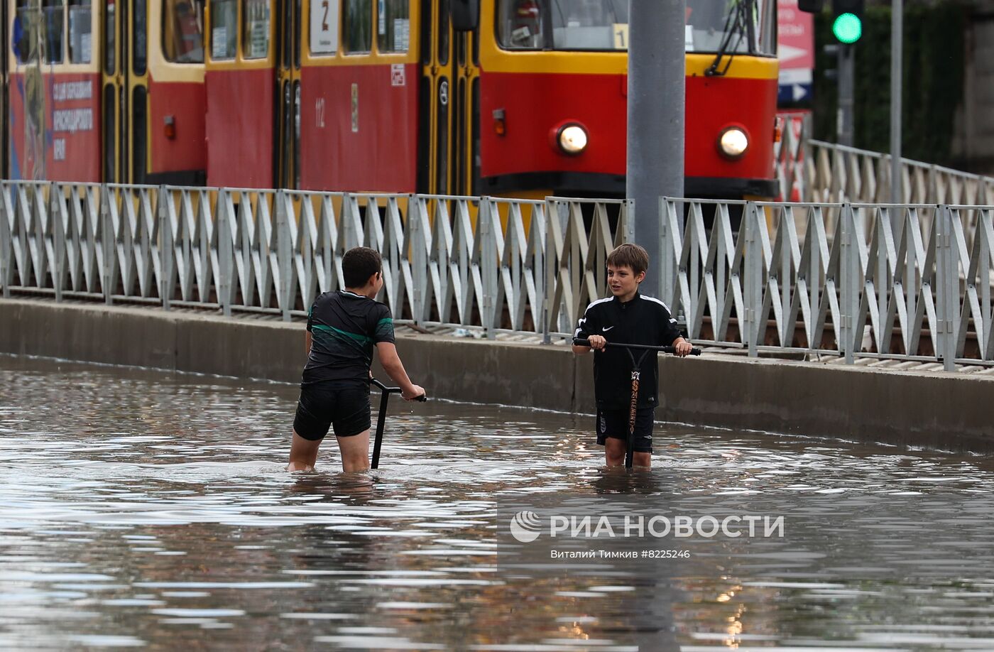 Подтопления в Краснодаре после обильных ливней