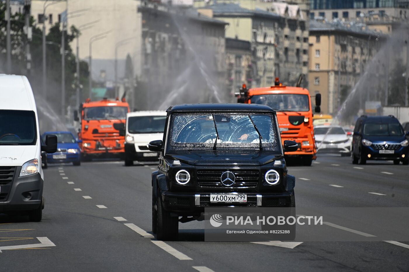 Жаркая погода в Москве