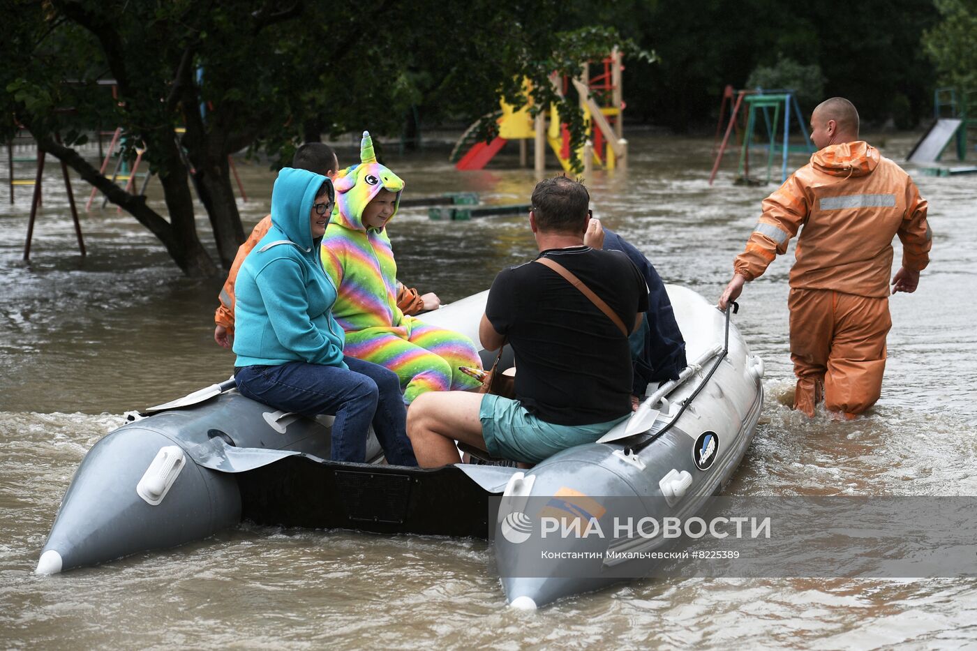 В Крыму после обильных ливней введён режим ЧС