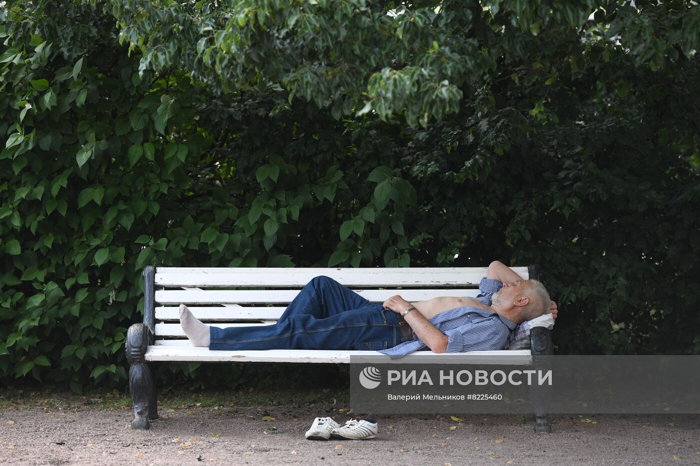 Жаркая погода в Москве