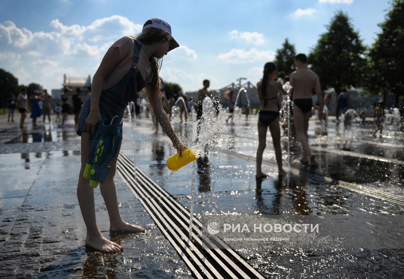 Жаркая погода в Москве
