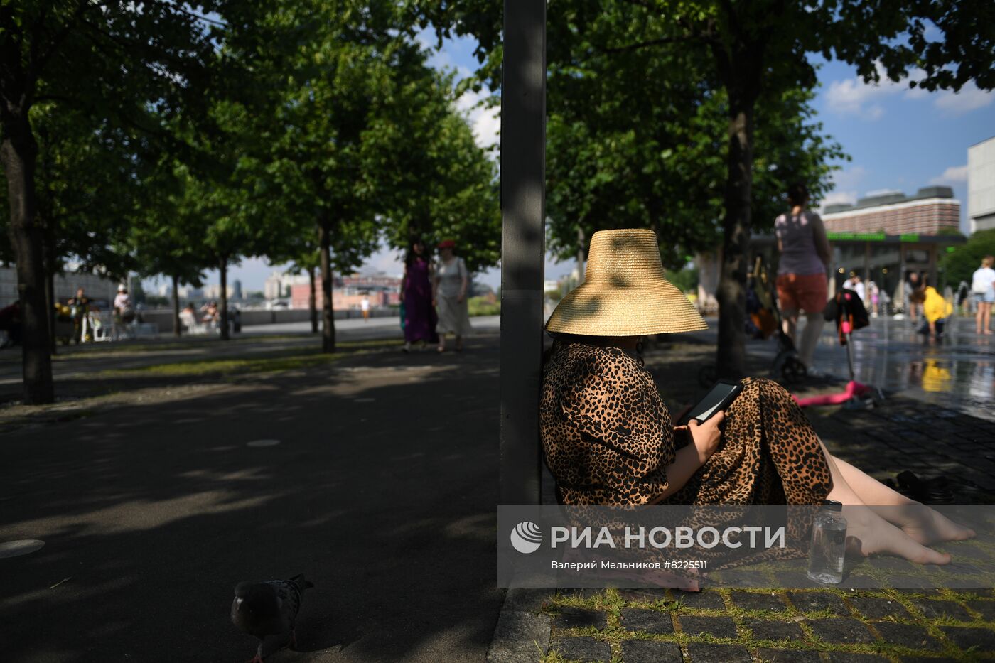 Жаркая погода в Москве