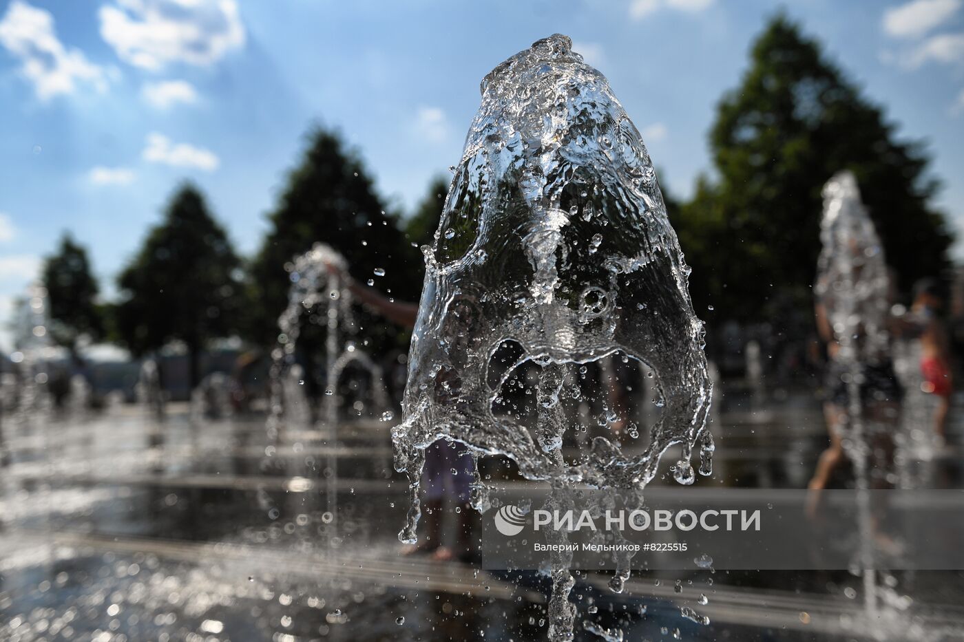 Жаркая погода в Москве