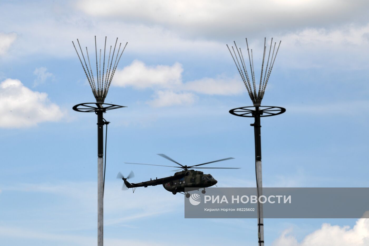 Аэродром базирования вертолетов Ка-52 в зоне проведения спецоперации