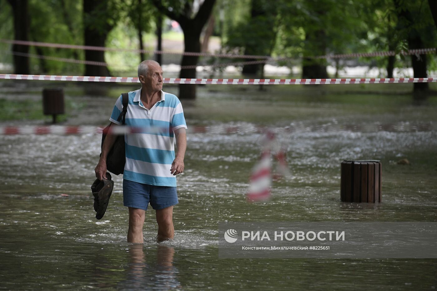 В Крыму после обильных ливней введён режим ЧС