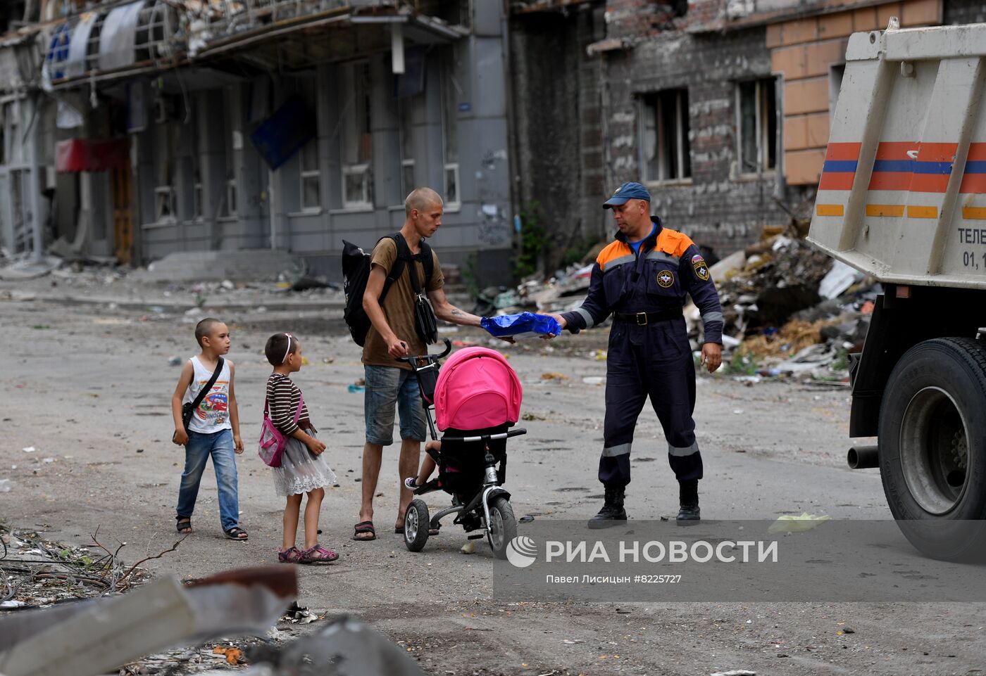 Восстановительные работы в Мариуполе