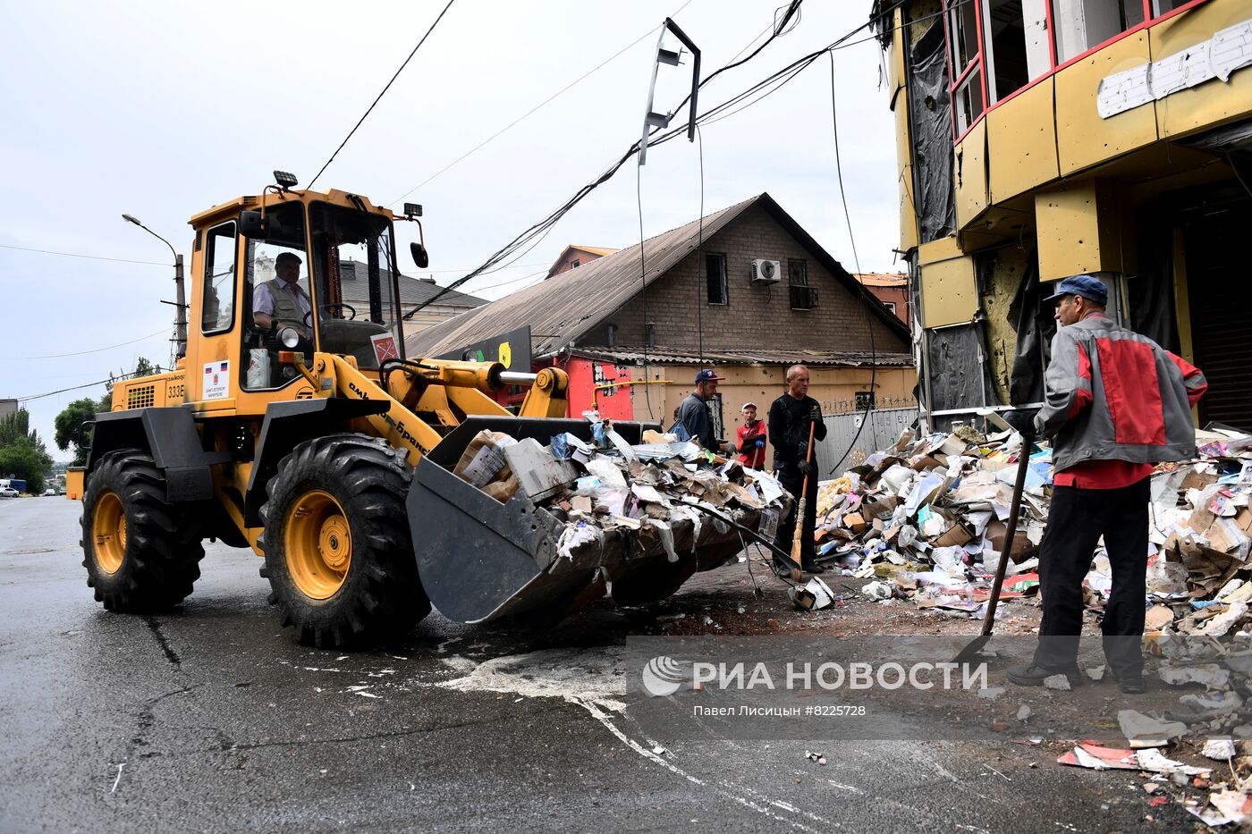 Восстановительные работы в Мариуполе