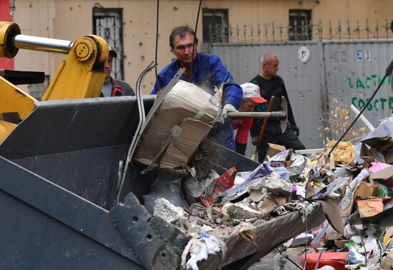 Восстановительные работы в Мариуполе