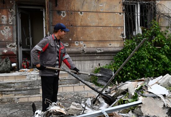 Восстановительные работы в Мариуполе