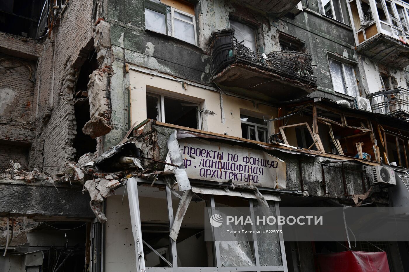 Последствия боевых действий в Мариуполе