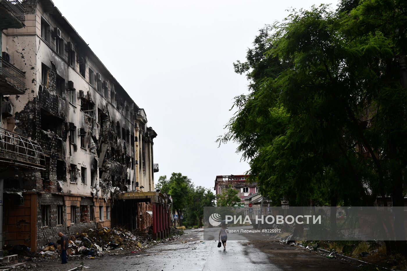 Последствия боевых действий в Мариуполе