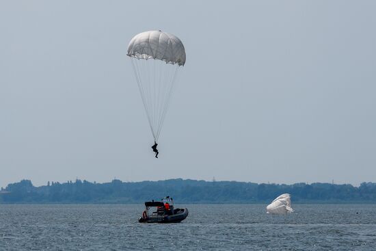 Учение десанта морской пехоты Балтийского флота
