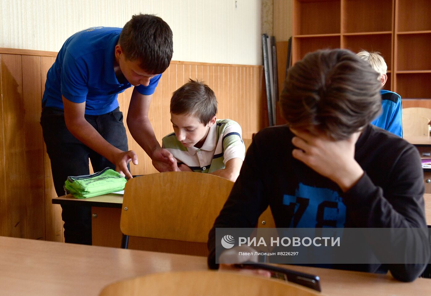 Возобновление занятий в мариупольской школе № 65