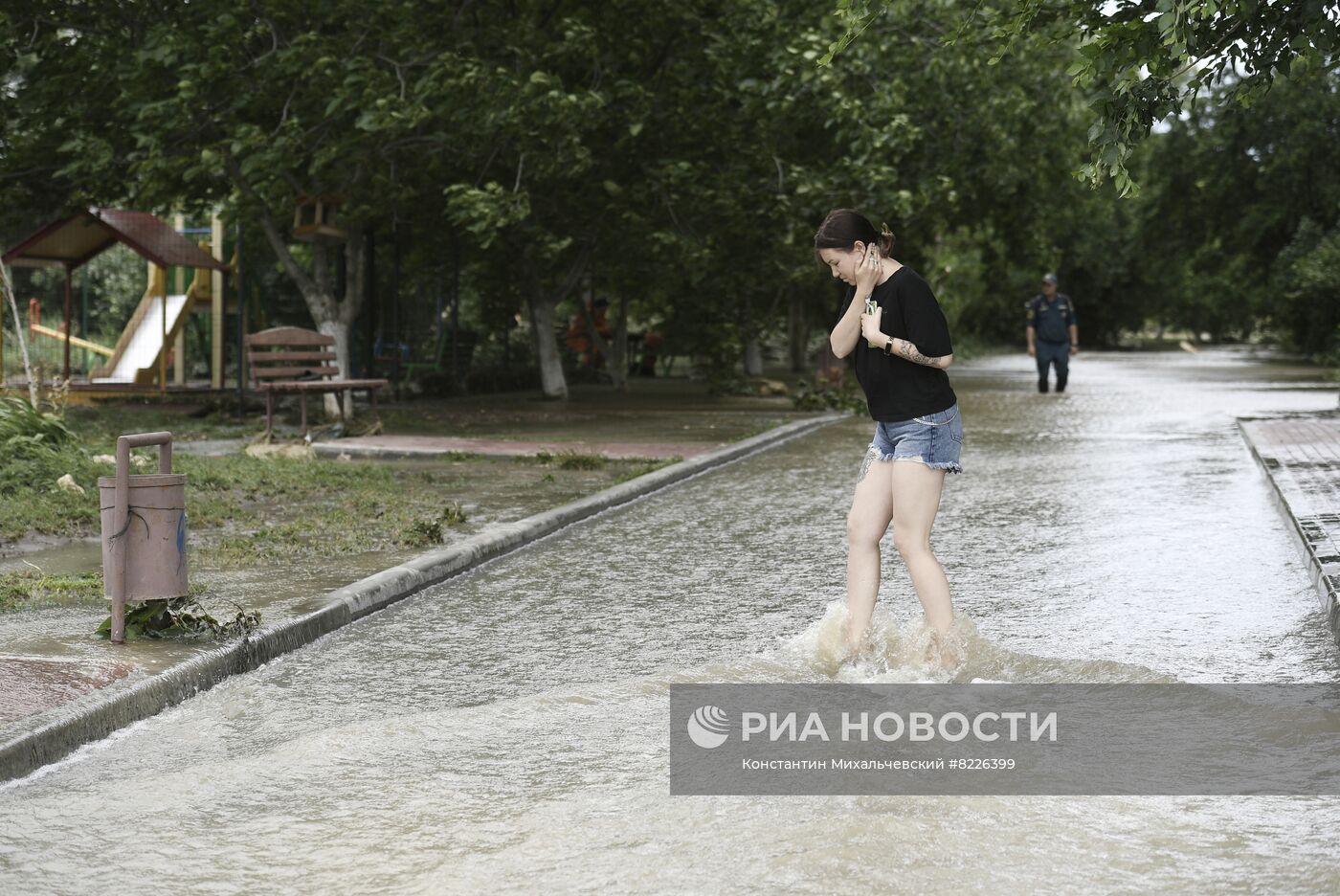 В Крыму после обильных ливней введён режим ЧС