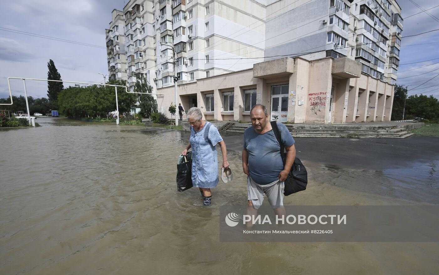 В Крыму после обильных ливней введён режим ЧС