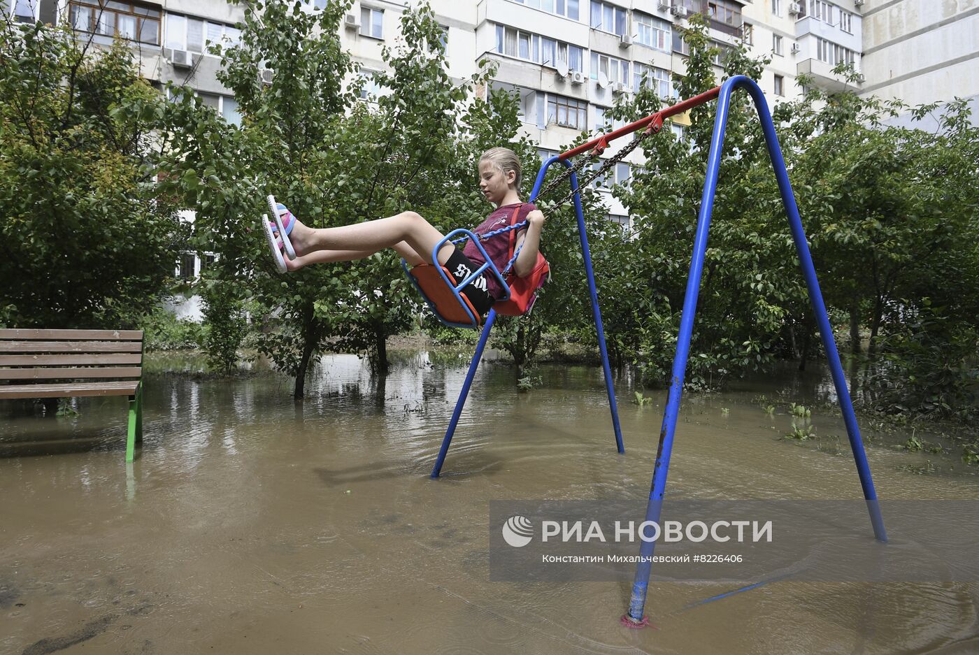 В Крыму после обильных ливней введён режим ЧС