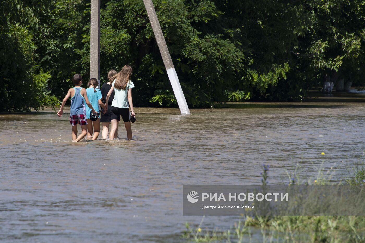 В Крыму после обильных ливней введён режим ЧС