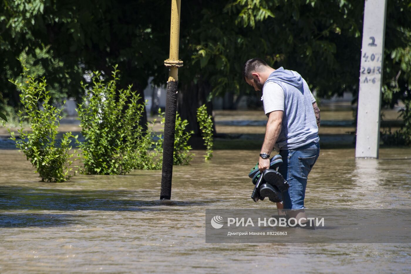 В Крыму после обильных ливней введён режим ЧС