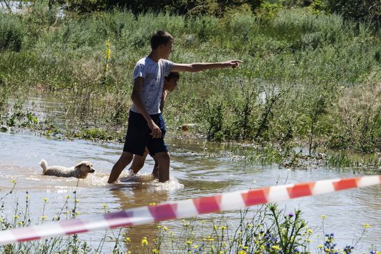 В Крыму после обильных ливней введён режим ЧС