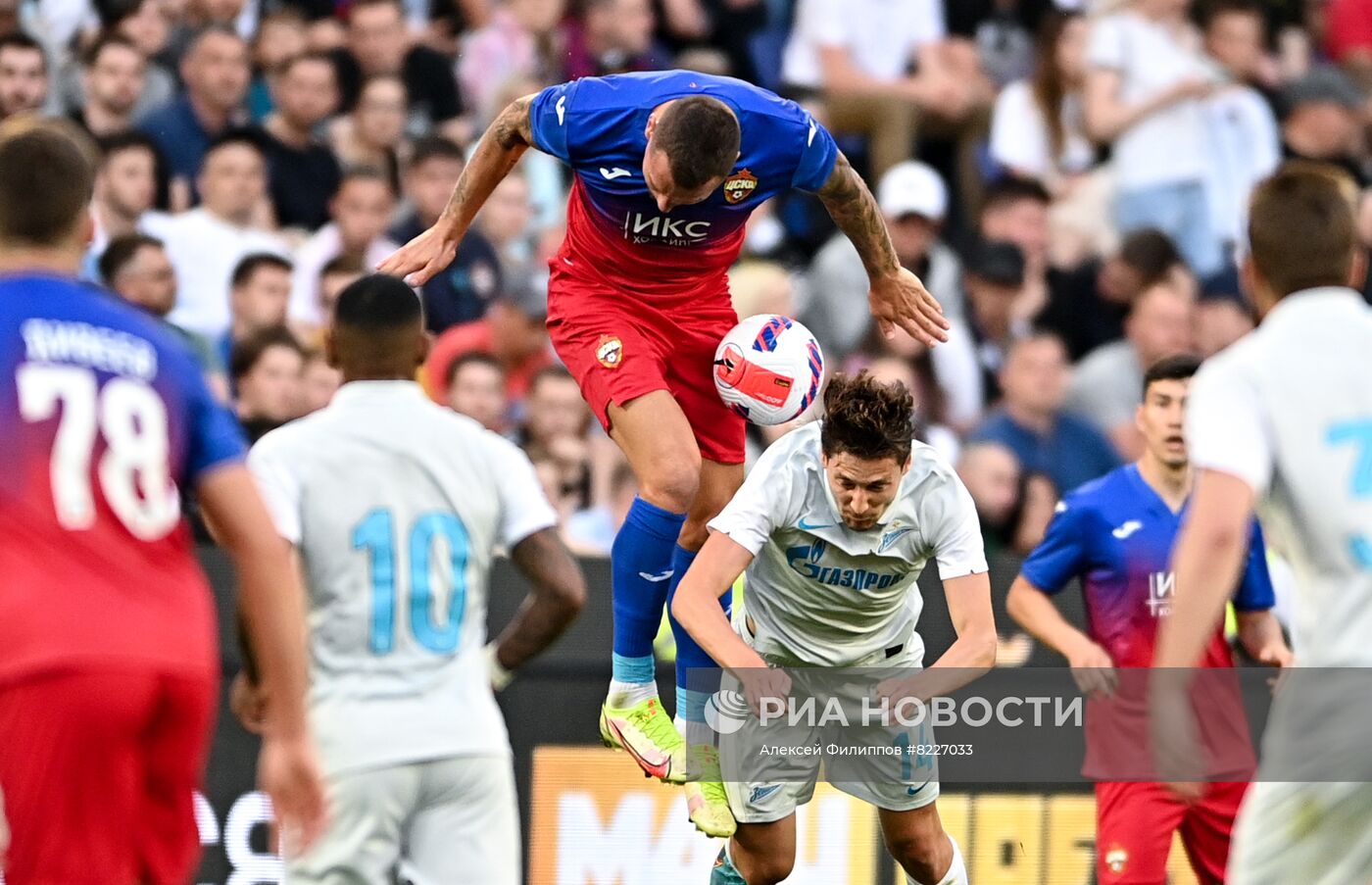 Футбол. Кубок PARI Премьер. Матч ЦСКА - "Зенит"