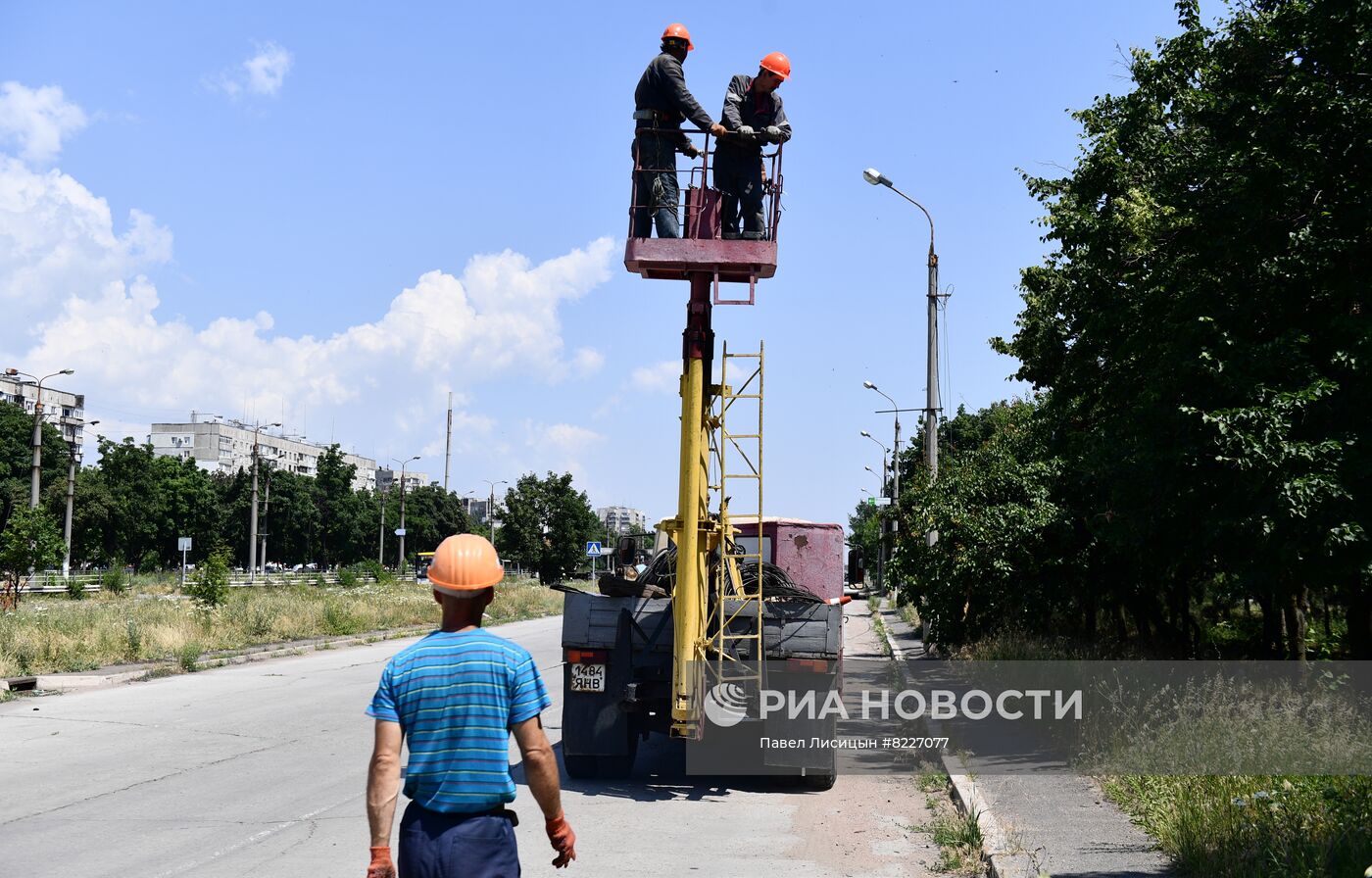 Мирная жизнь в Мариуполе