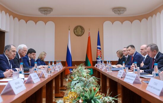 Рабочий визит главы МИД РФ С. Лаврова в Белоруссию