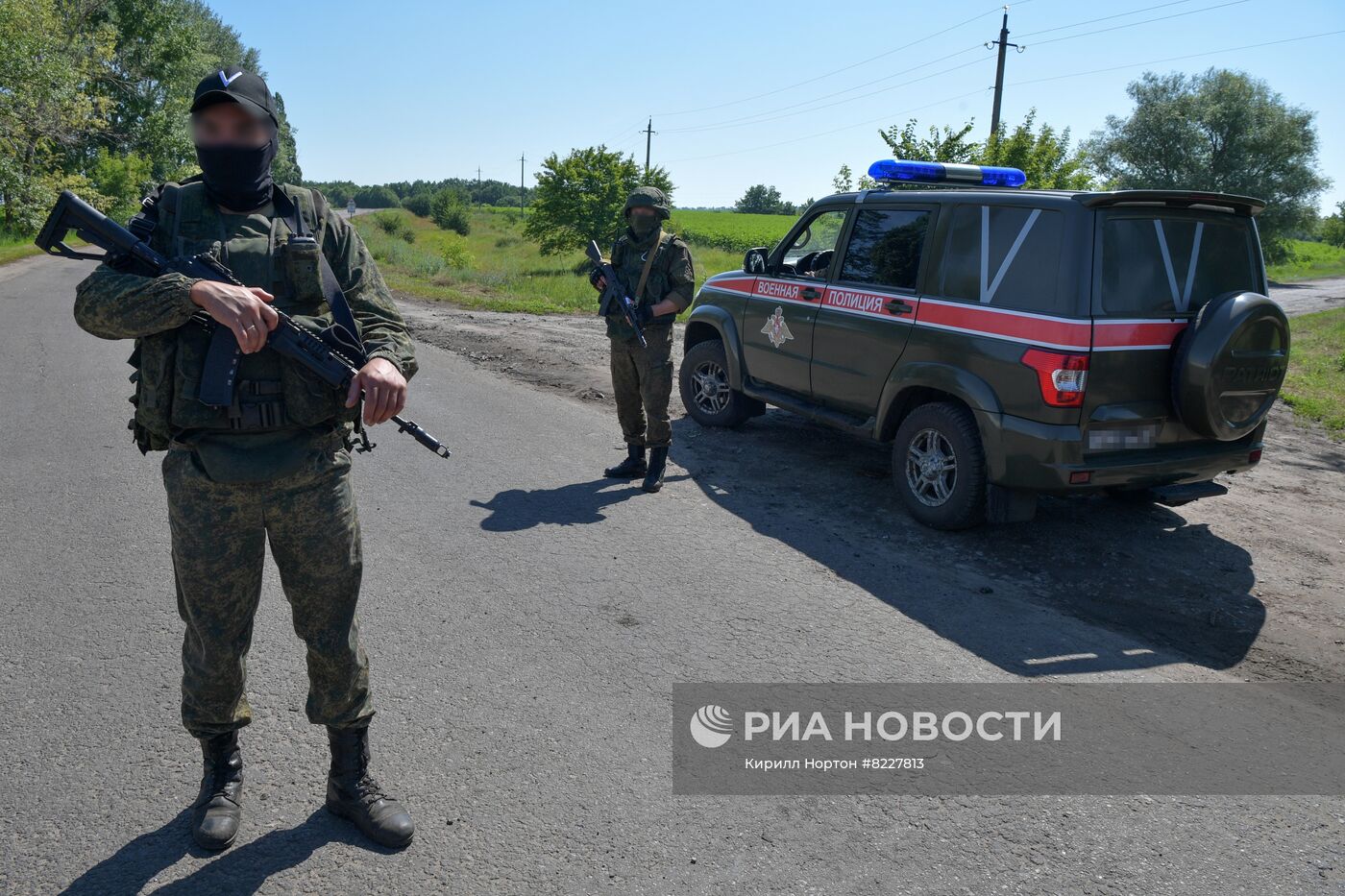 Блокпост ВС РФ в Харьковской области