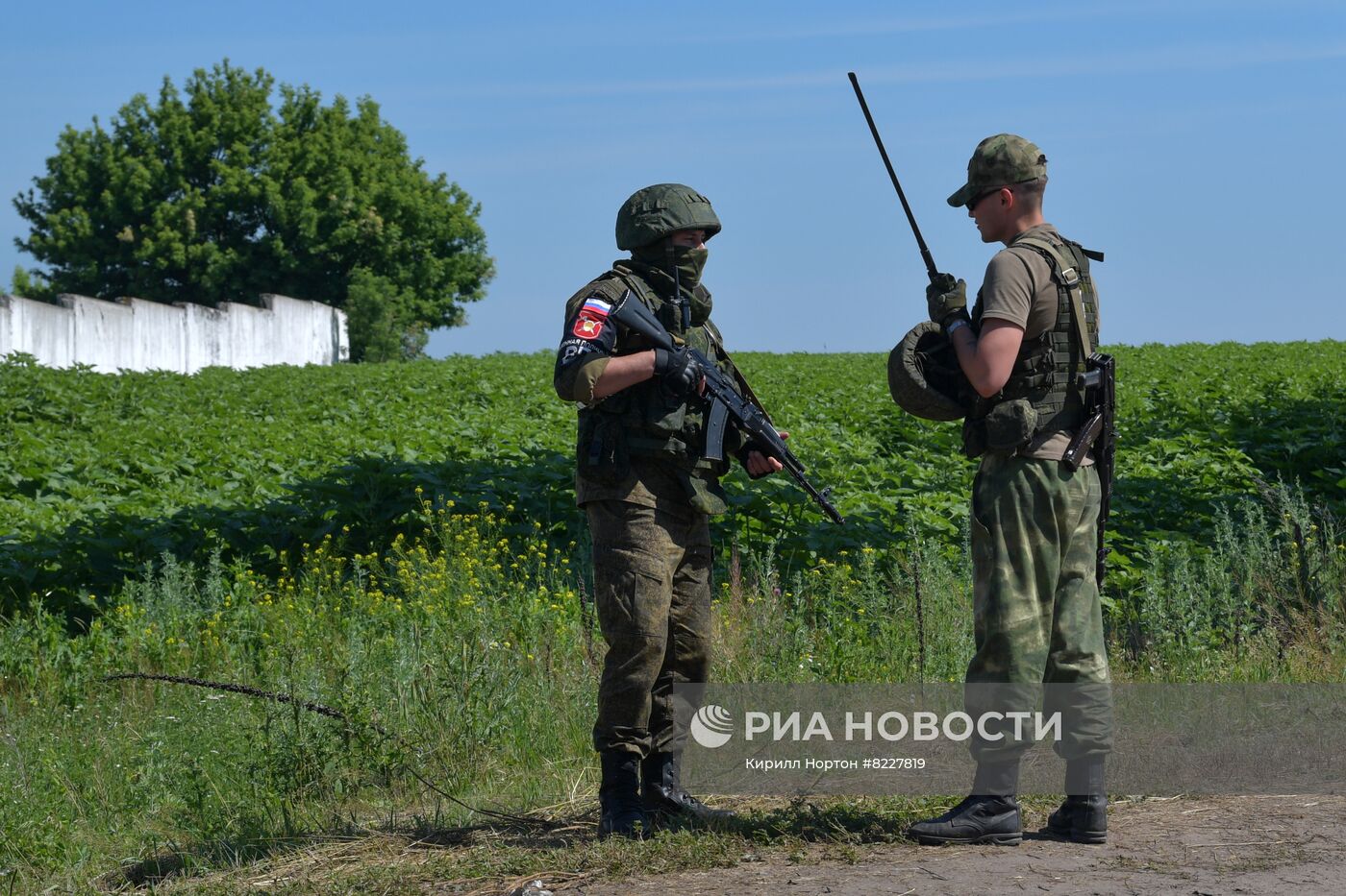 Блокпост ВС РФ в Харьковской области