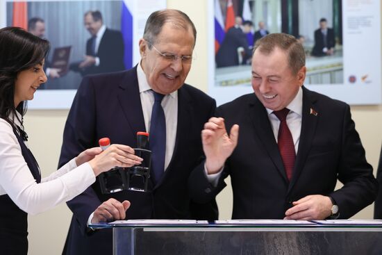 Рабочий визит главы МИД РФ С. Лаврова в Белоруссию
