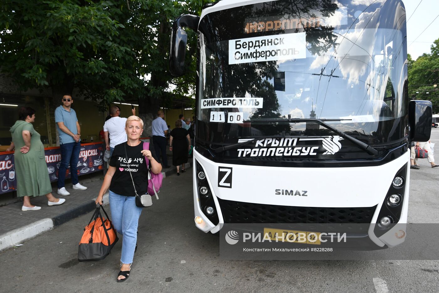 Первые за восемь лет пассажирские автобусы начинают курсировать между Крымом, Херсоном и Мелитополем