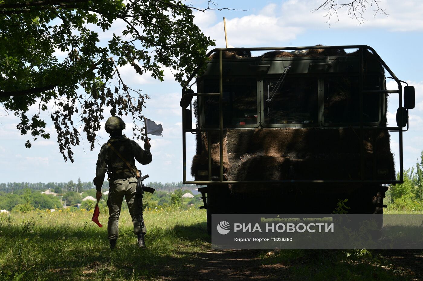 Ракетный комплекс "Искандер" на боевом дежурстве в зоне проведения спецоперации