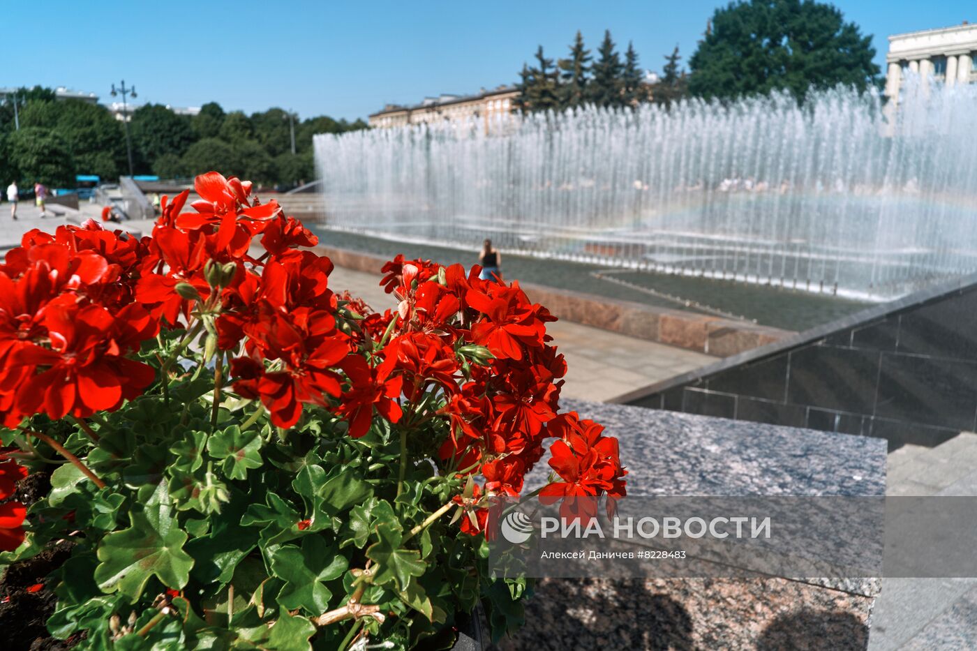 Жаркая погода в Санкт-Петербурге