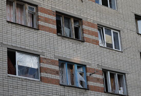 В Белгороде повреждены десятки домов вследствие ракетного удара ВСУ