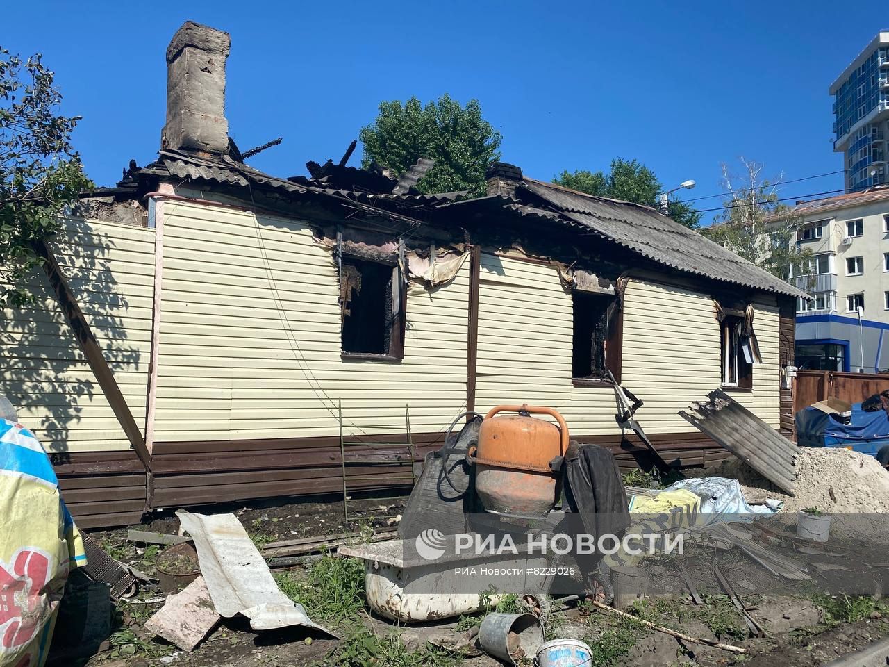 В Белгороде повреждены десятки домов вследствие ракетного удара ВСУ