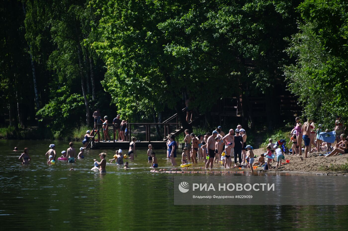 Пляжный отдых в Москве 