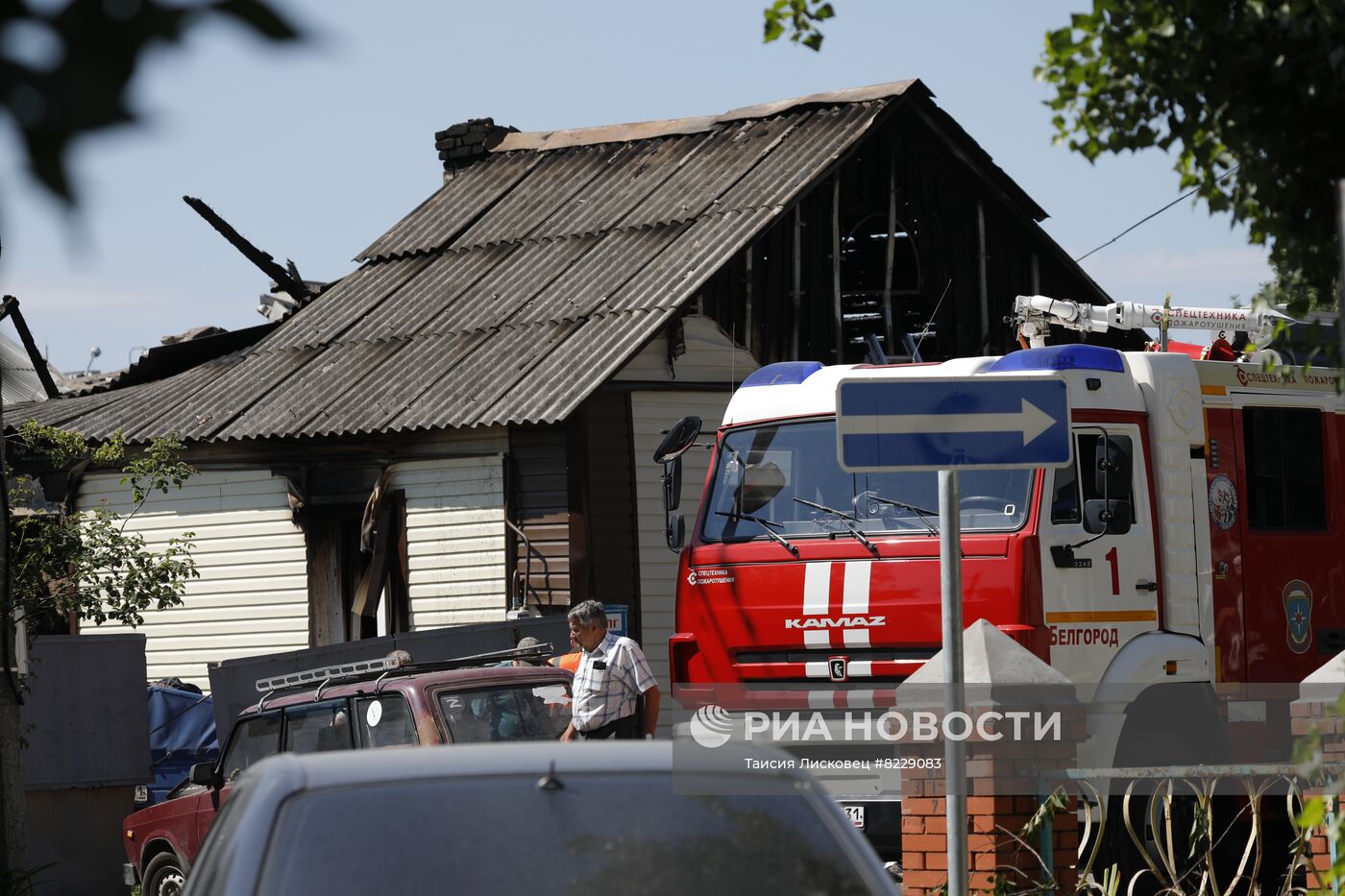 В Белгороде повреждены десятки домов вследствие ракетного удара ВСУ