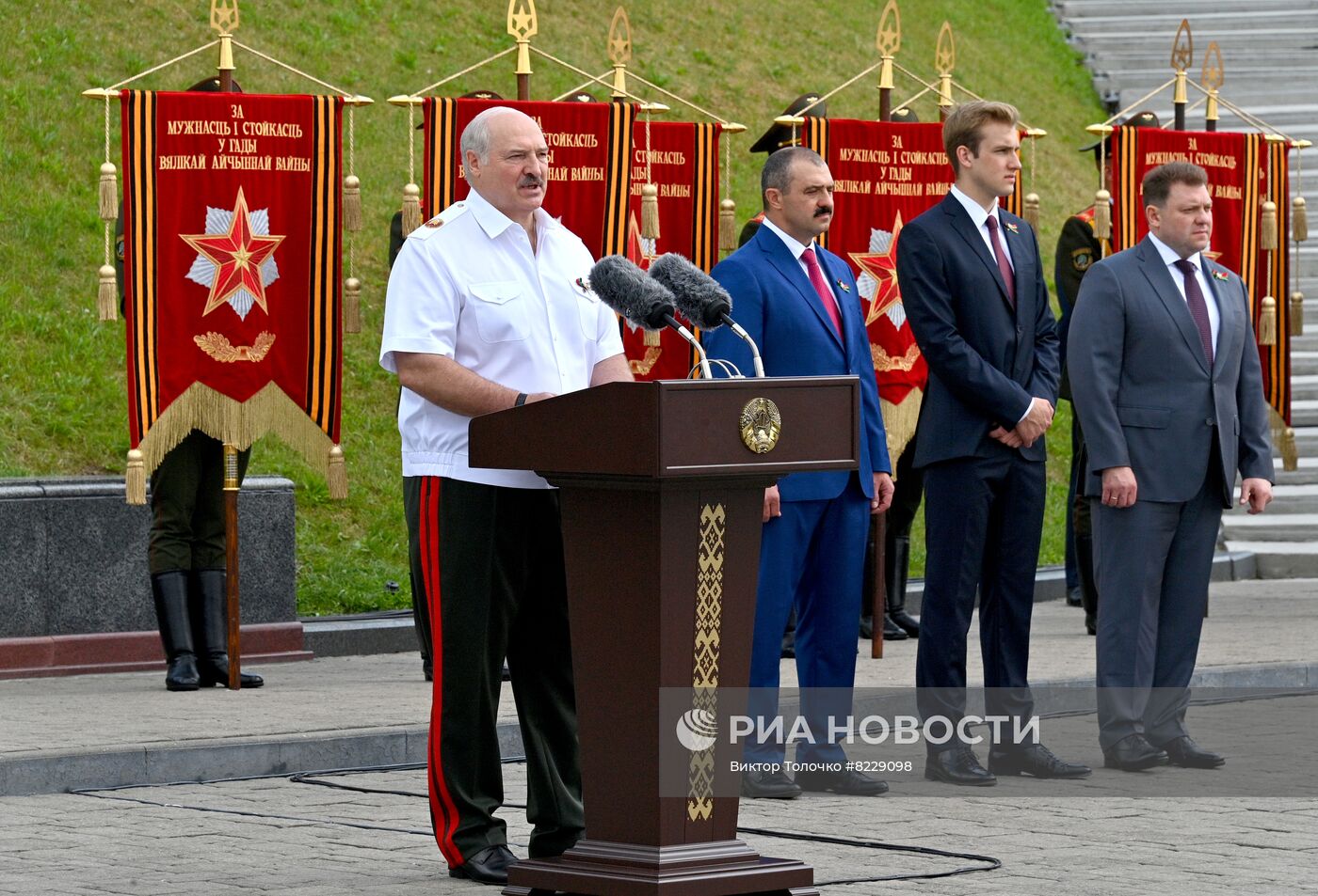 Митинг с участием А. Лукашенко по случаю Дня Независимости в Белоруссии