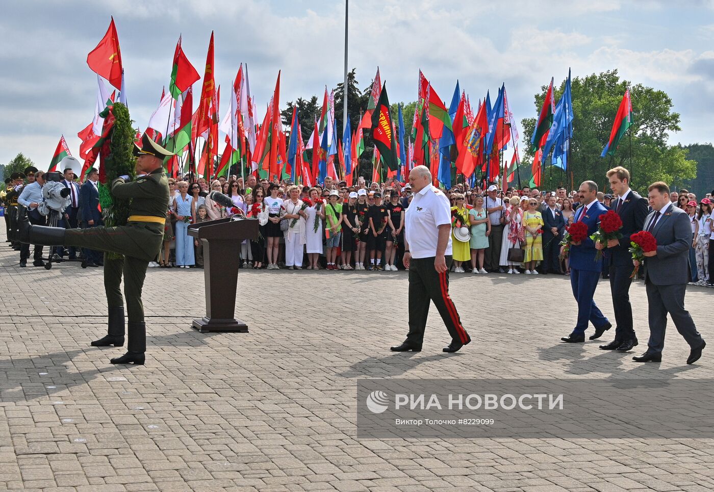 Митинг с участием А. Лукашенко по случаю Дня Независимости в Белоруссии