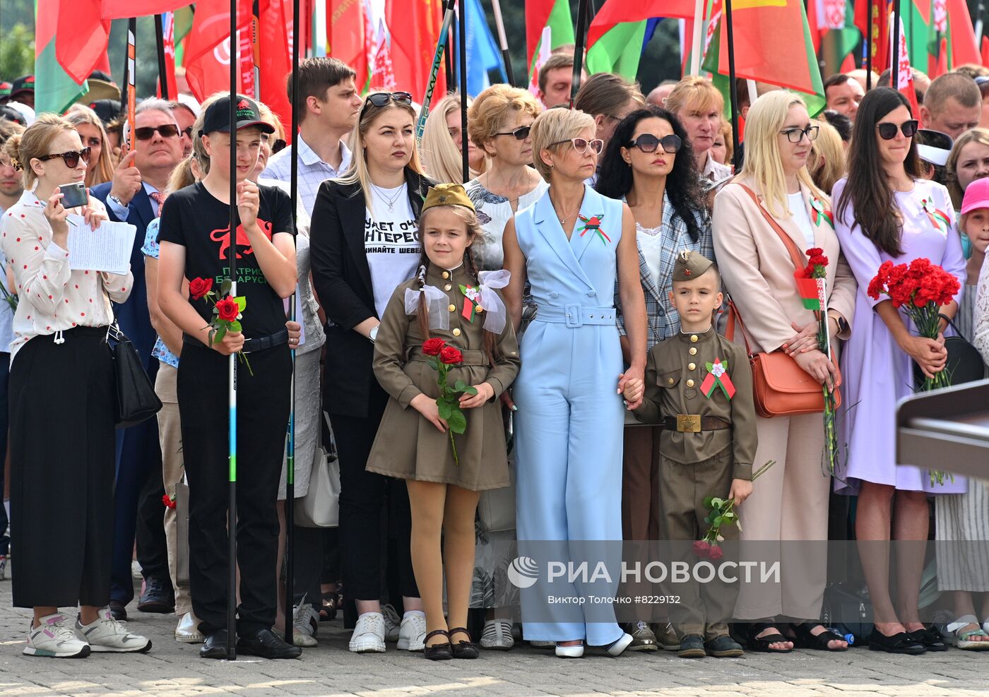 Митинг с участием А. Лукашенко по случаю Дня Независимости в Белоруссии