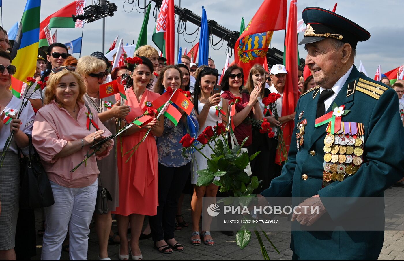 Митинг с участием А. Лукашенко по случаю Дня Независимости в Белоруссии