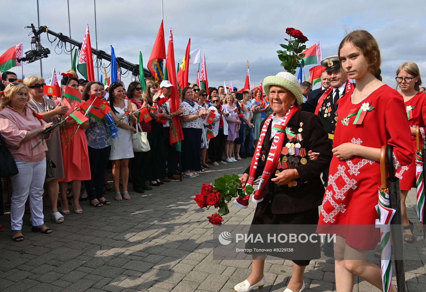 Митинг с участием А. Лукашенко по случаю Дня Независимости в Белоруссии