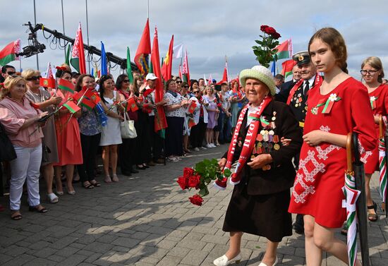 Митинг с участием А. Лукашенко по случаю Дня Независимости в Белоруссии