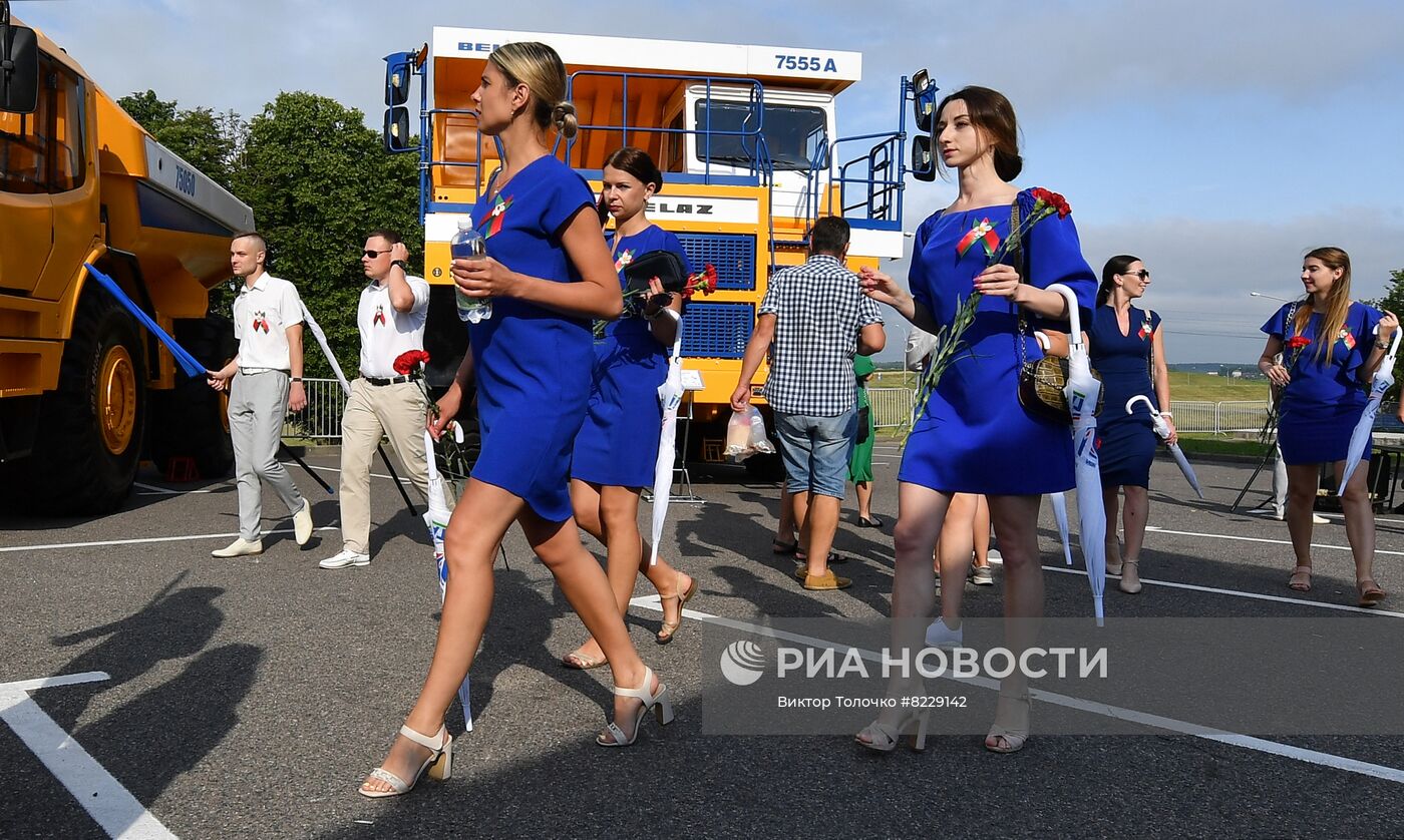 Митинг с участием А. Лукашенко по случаю Дня Независимости в Белоруссии