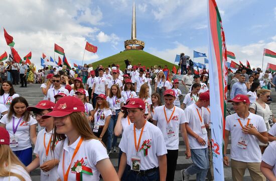 Митинг с участием А. Лукашенко по случаю Дня Независимости в Белоруссии