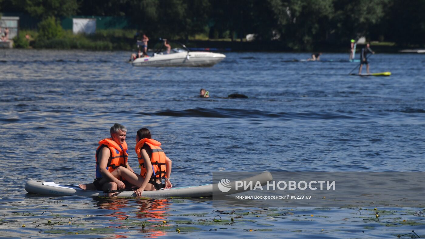 Пляжный отдых в Москве 