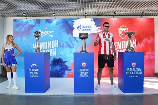 Футбол. Товарищеский матч. "Зенит" - "Црвена Звезда"