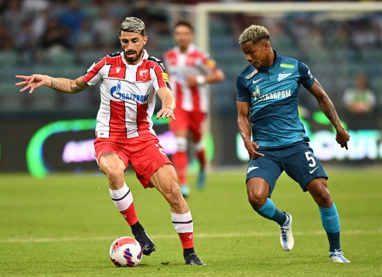 Футбол. Товарищеский матч. "Зенит" - "Црвена Звезда"