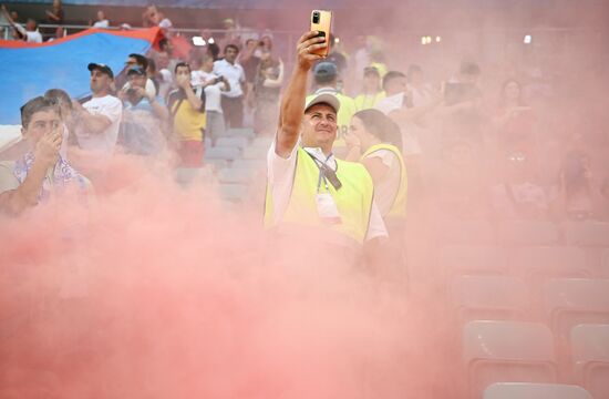 Футбол. Товарищеский матч. "Зенит" - "Црвена Звезда"