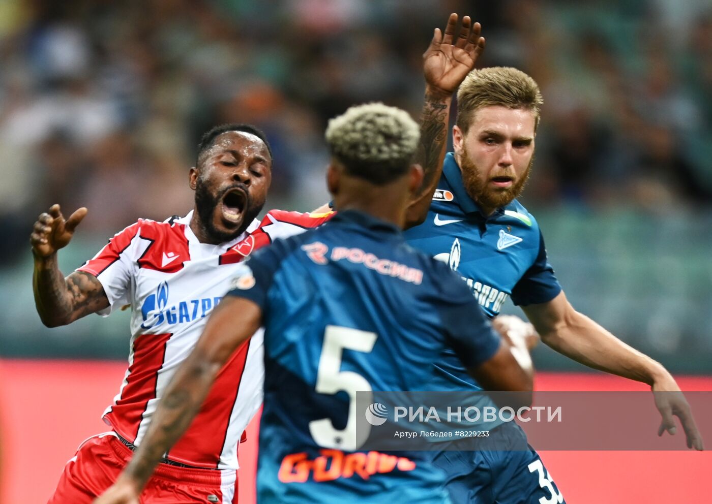 Футбол. Товарищеский матч. "Зенит" - "Црвена Звезда"