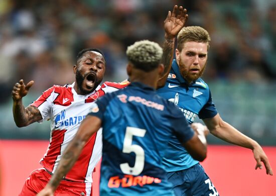 Футбол. Товарищеский матч. "Зенит" - "Црвена Звезда"